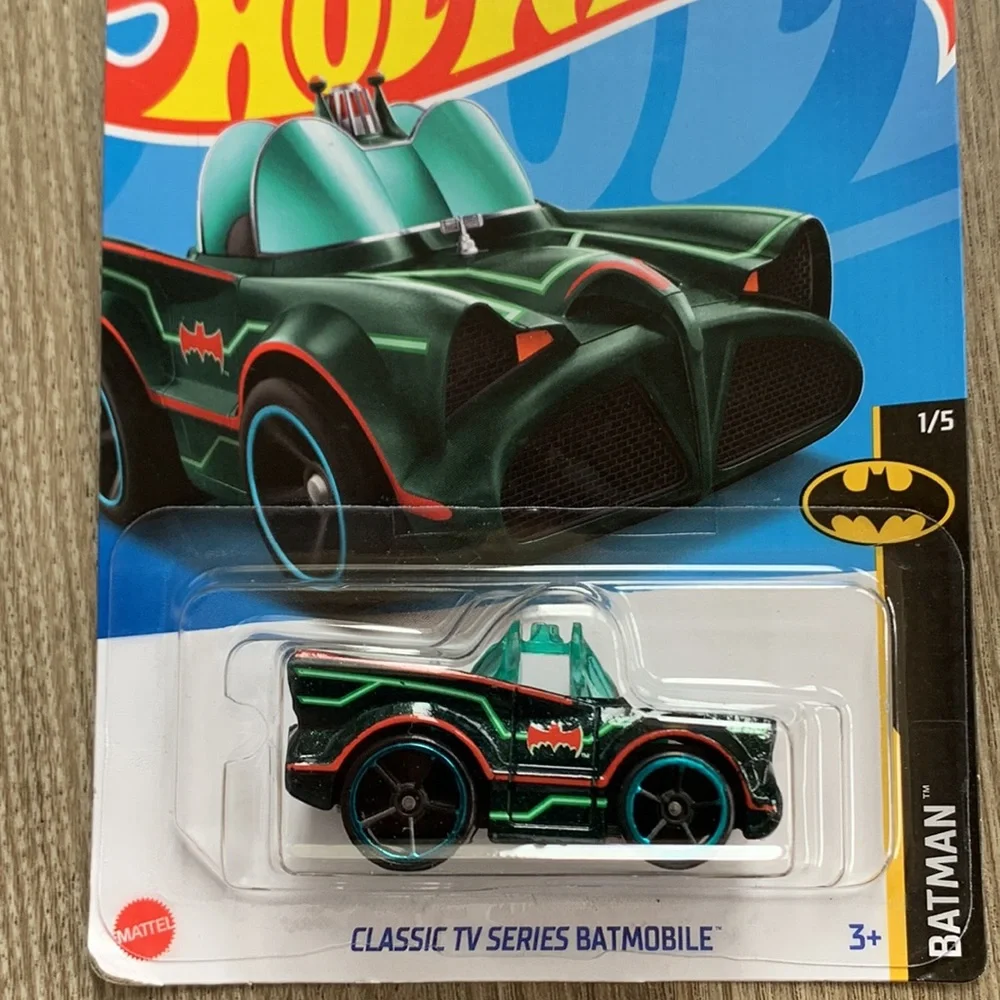 Classic TV Series Batmobile Tooned Hot Wheels Car BatMan Hotwheels DC Comics 🆕